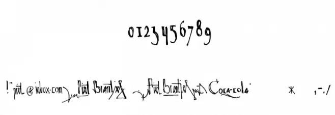 Spijker 08 Semi-condensed Regular Font OTHER CHARS