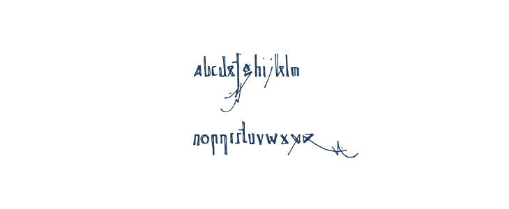 Spijker 08 Semi-condensed Regular Lowercase