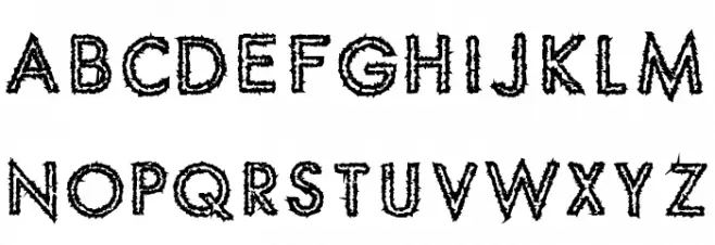 Spike Crumb Swizzle Schriftart Groß