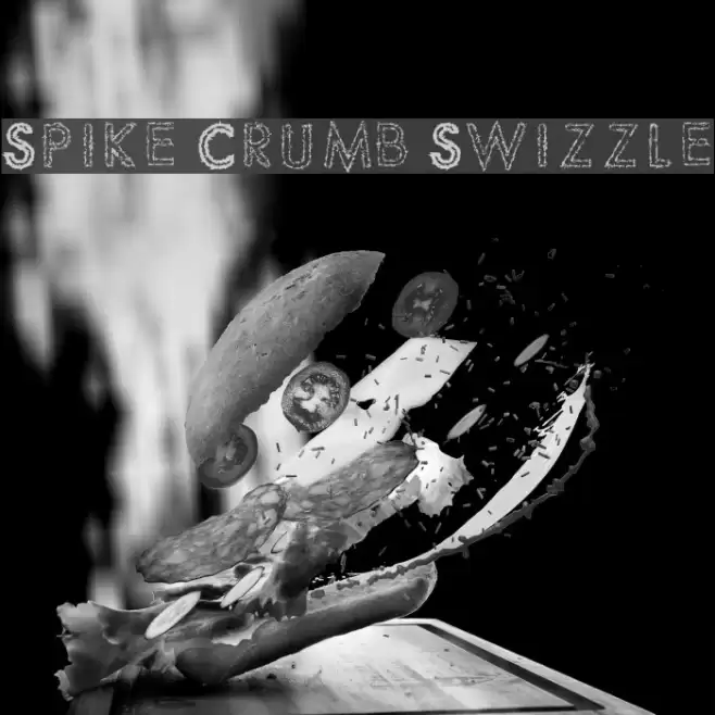 Spike Crumb Swizzle Font examples