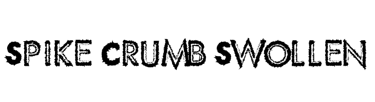 Spike Crumb Swollen  免费字体下载
