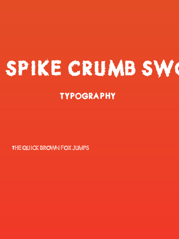 Spike Crumb Swollen Poster