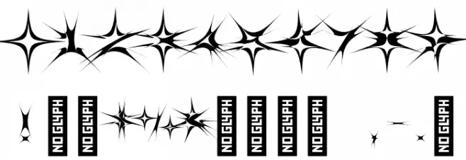 Spike Regular Font OTHER CHARS