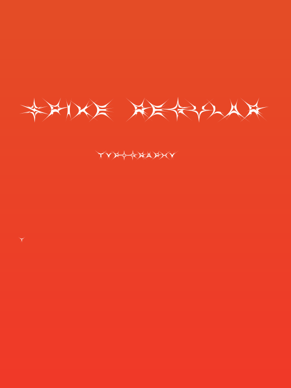 Spike Regular Poster