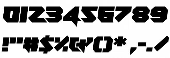 Spike Speak Font OTHER CHARS