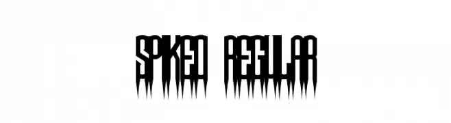 Spiked Regular  Fuentes Gratis Descargar