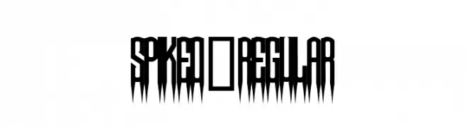 Spiked-Regular  font caratteri gratis