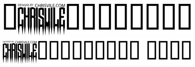 Spiked-Regular Font OTHER CHARS