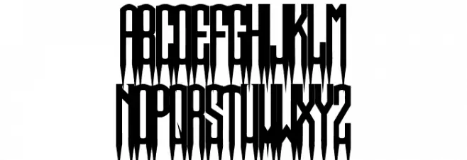 Spiked-Regular Polices MAJUSCULES