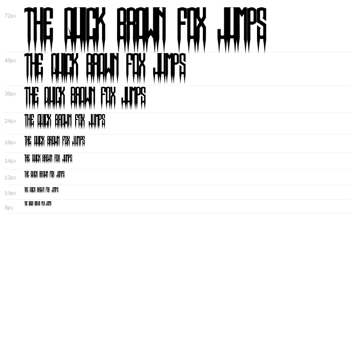 Spiked Regular Waterfall