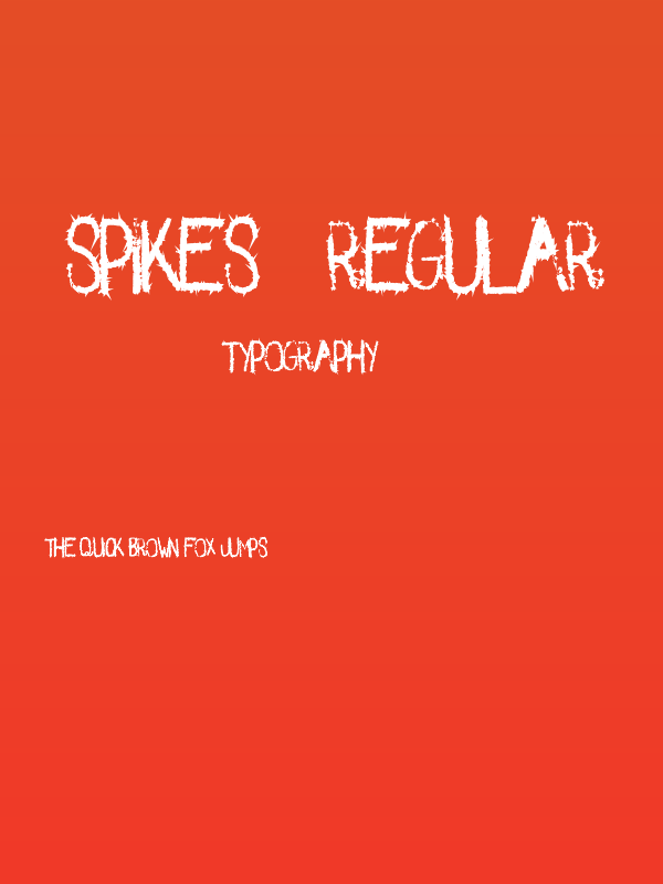Spikes-Regular Poster