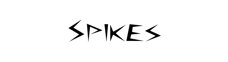 Spikes  baixar fontes gratis