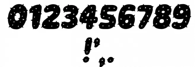 Spiky Book Italic Font OTHER CHARS