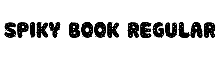 Spiky Book Regular  Descarca Fonturi Gratis