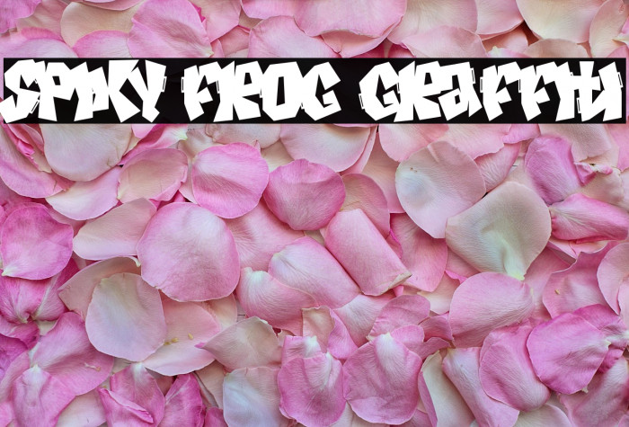 Spiky Frog Graffiti Example 2