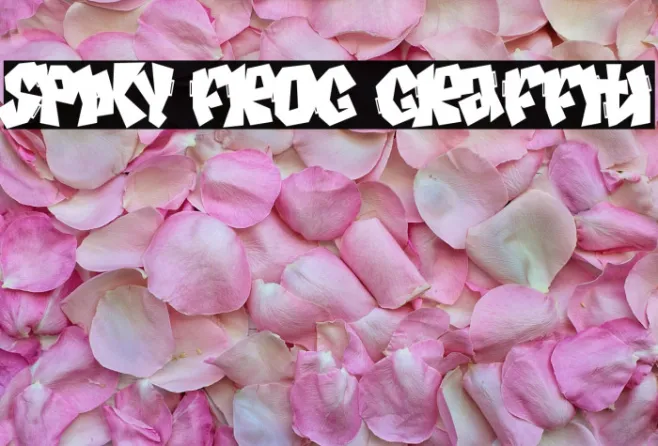 Spiky Frog Graffiti Example 2