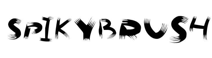 SpikyBrush  font caratteri gratis