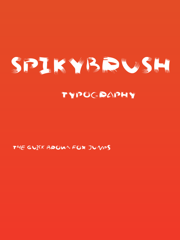 SpikyBrush Poster