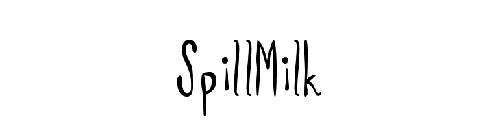 SpillMilk  免费字体下载