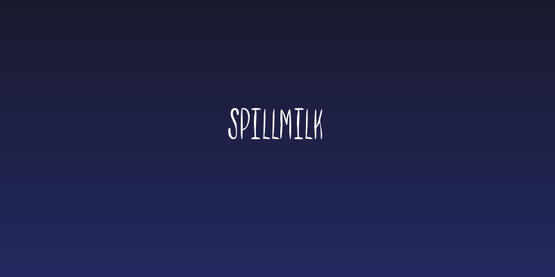 SpillMilk Social Header