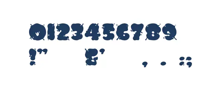 Spilt Ink Font | Details & Characters — FFonts.net