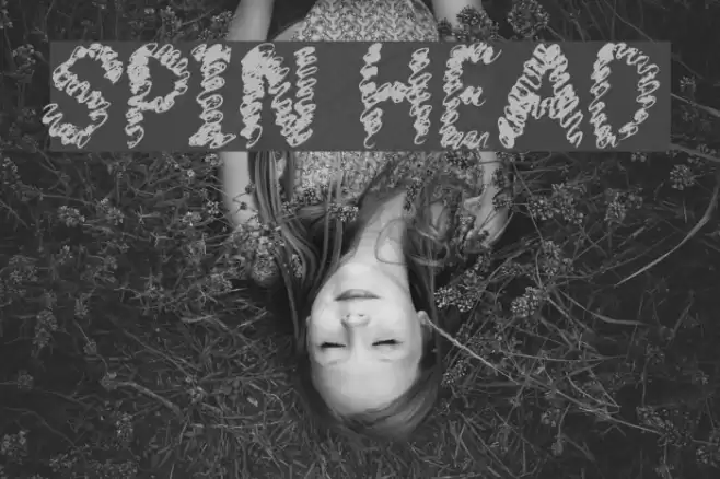 Spin Head Font examples