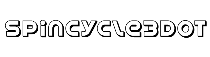 SpinCycle3DOT  font caratteri gratis