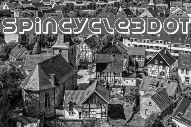 SpinCycle3DOT Font examples