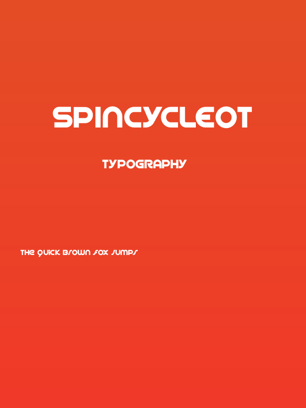 SpinCycleOT Poster