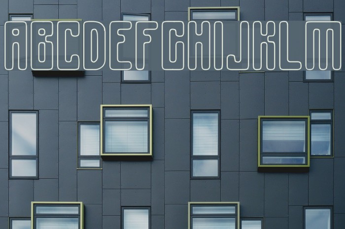 Spinach Outline Font examples