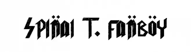 Spinal T. FanBoy  Fuentes Gratis Descargar