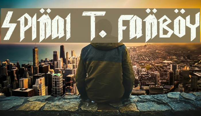 Spinal T. FanBoy Font examples