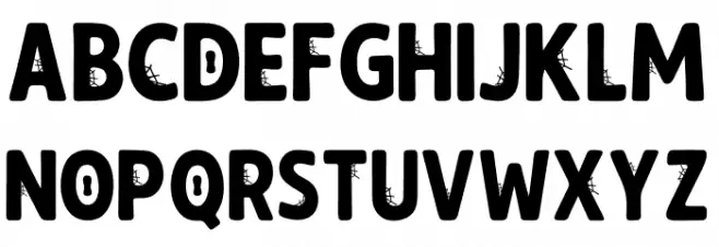 Spindark PERSONAL USE ONLY! フォント 大文字
