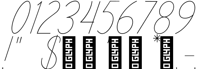 Spindle Refined Regular Font OTHER CHARS