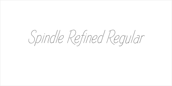 Spindle Refined Regular Logo