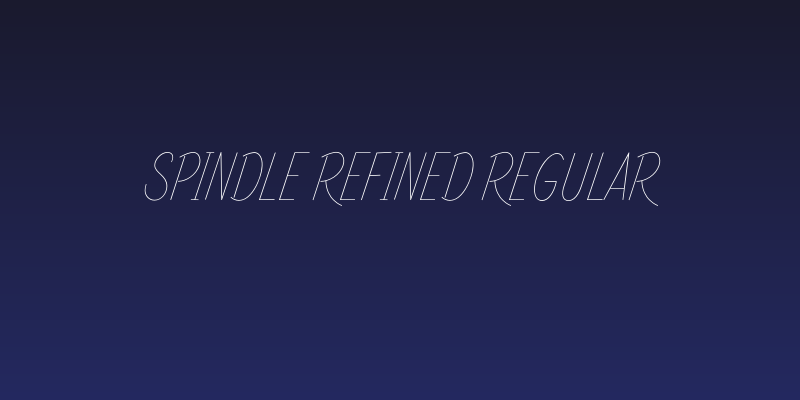 Spindle Refined Regular Social Header