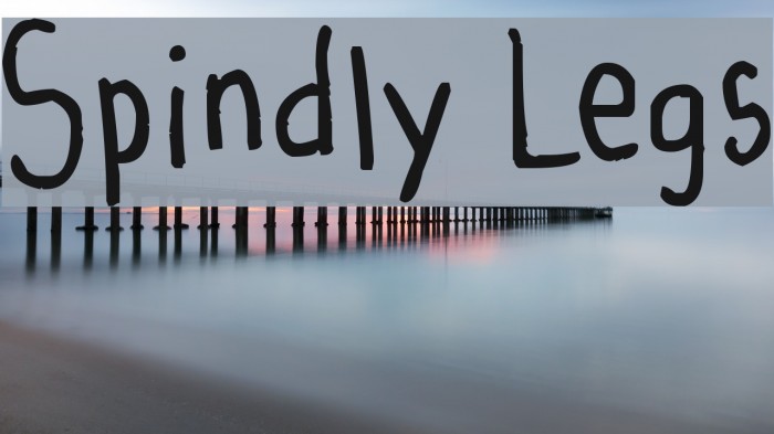 Spindly Legs Font examples