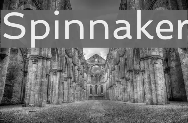 Spinnaker Font examples