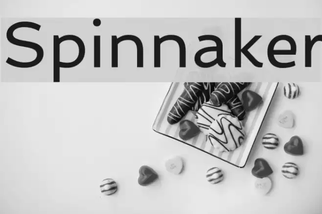 Spinnaker Font examples