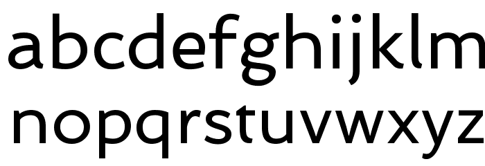 Spinnaker Font LOWERCASE