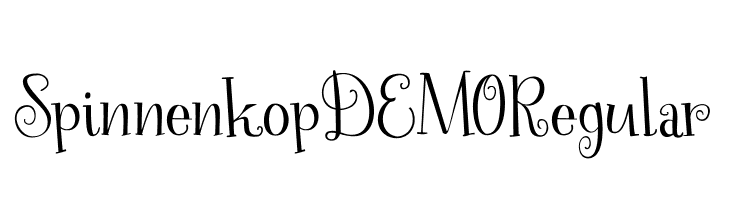 Spinnenkop DEMO Regular  لخطوط تنزيل