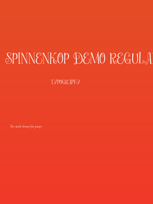 Spinnenkop DEMO Regular Poster