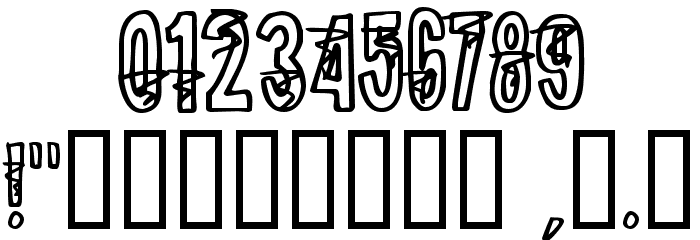 SpinningAround-Regular Font OTHER CHARS