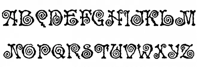 Spinstee Schriftart Groß