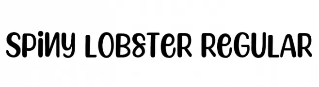 Spiny Lobster Regular  Fuentes Gratis Descargar