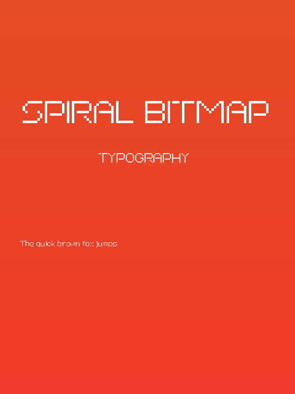 Spiral Bitmap Poster