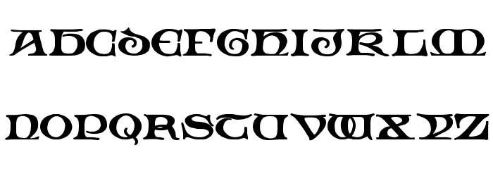 Spiral Initials Font LOWERCASE