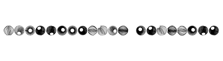 Spiral Object 3D Regular फ़ॉन्ट