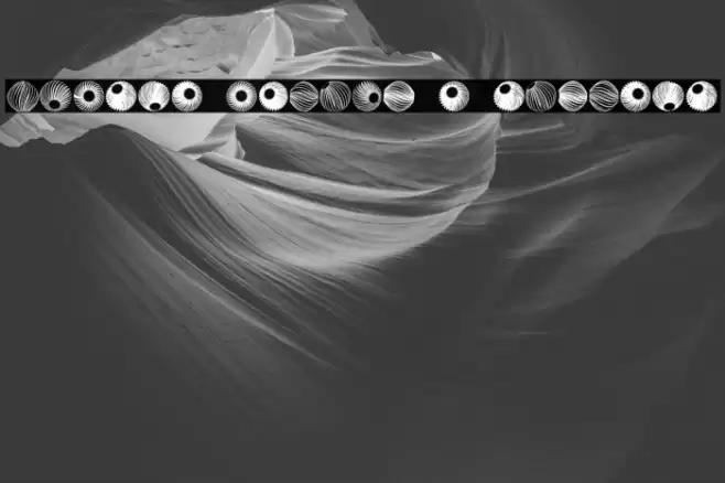 Spiral Object 3D Regular फ़ॉन्ट examples