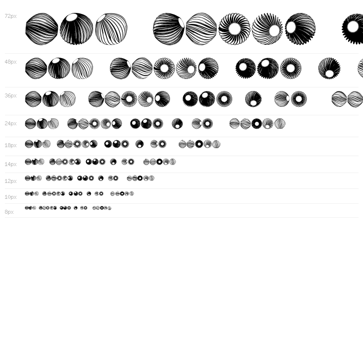 Spiral Object 3D Regular Waterfall